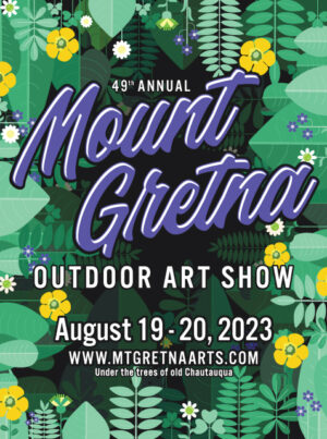 2023 Show Poster | Mount Gretna Outdoor Art Show