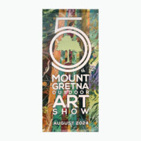 50th Annual Mt. Gretna Art Show Banner - Mount Gretna Outdoor Art