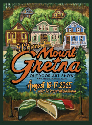 2025 Show Poster | Mount Gretna Outdoor Art Show